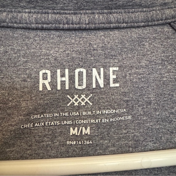 Rhone Reign Midweight 1/4 Zip Size M - Picture 3 of 8